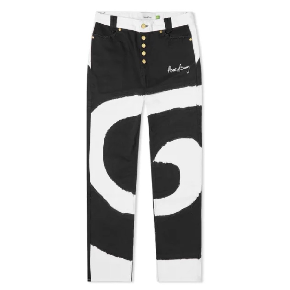 House of Sunny Luna swirl pant size 4